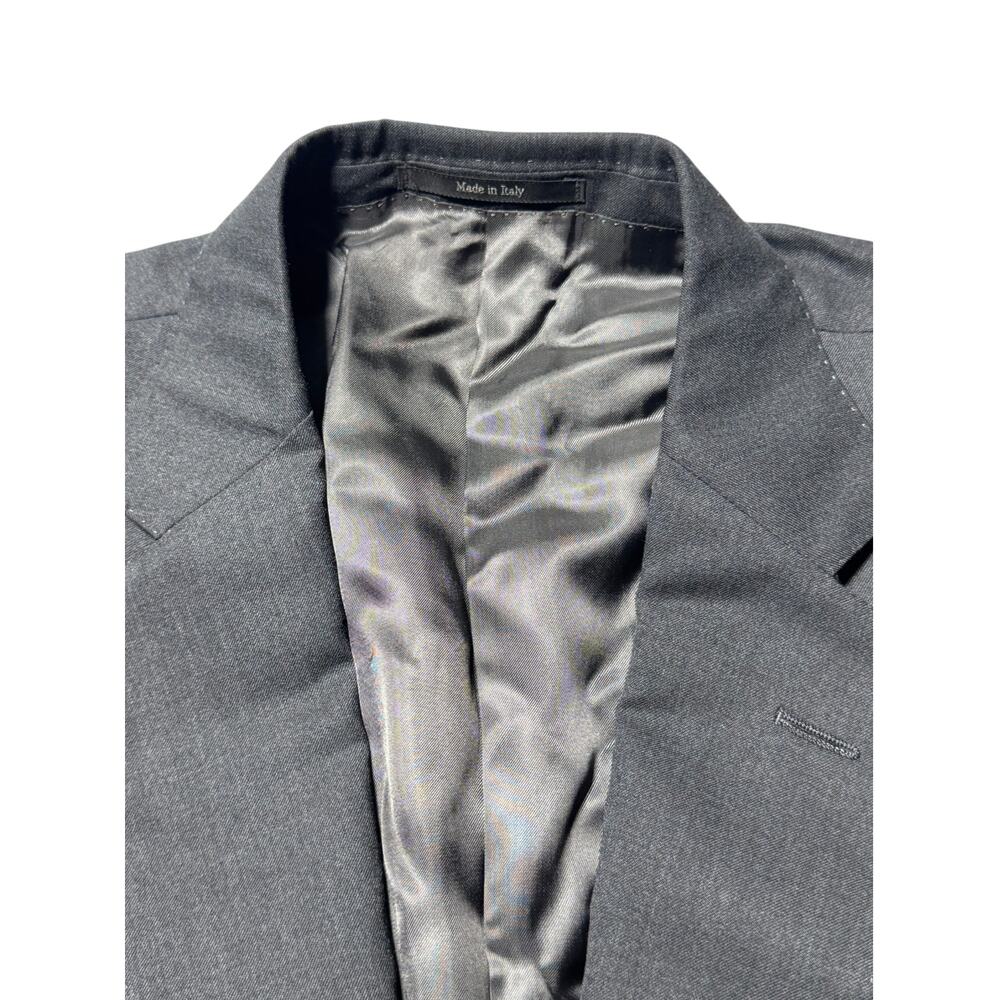 Ermenegildo Zegna Blazer Jacket Mens 56L Gray Wool Roma Fit Notch Lapel Lined - Picture 7 of 15